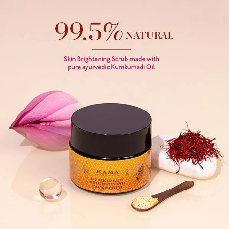 Kumkumadi Brightening Face Scrub, 8 g-3.webp